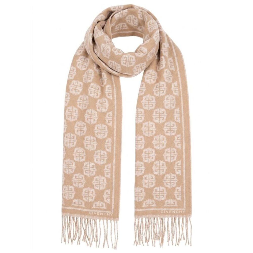 Givenchy Beige Wool Women's Scarf